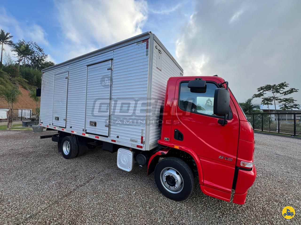 CAMINHAO MERCEDES-BENZ MB 815 Baú Furgão 3/4 4x2 Odelli Caminhões  RIO DO SUL SANTA CATARINA SC